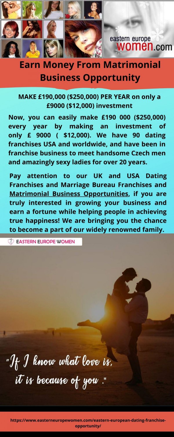 Earn Money From Matrimonial Business Opportunity 