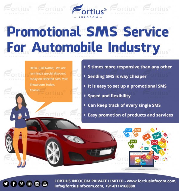 Promotional SMS Service For Automobile Industry