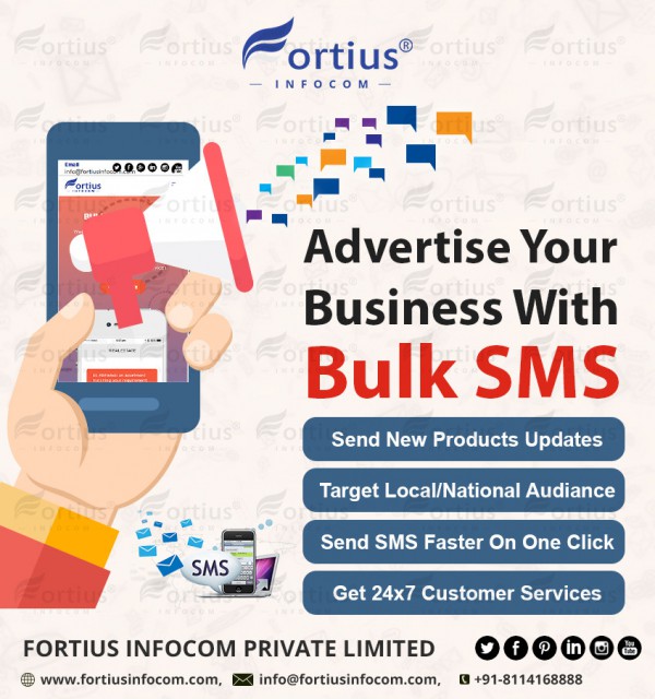 Advertise your Business With Bulk SMS from Fortius Infocom