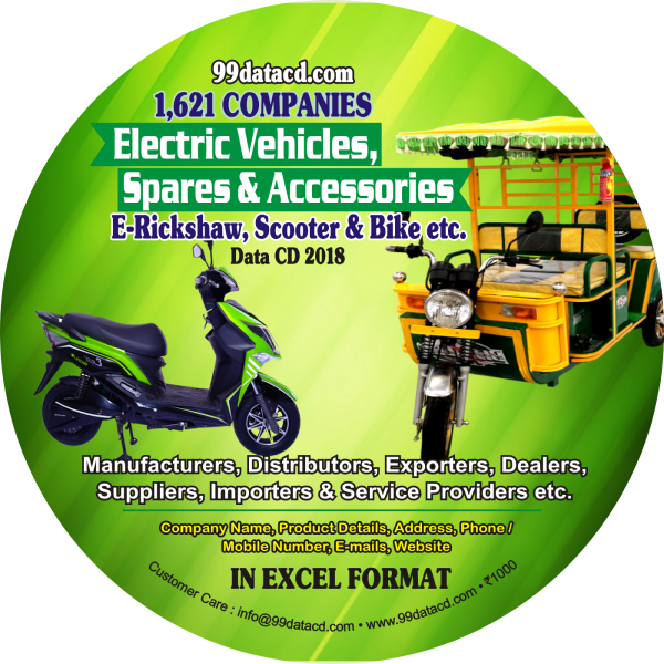 Business Directory of Electric Vehicles, Spares & Accessories in India 