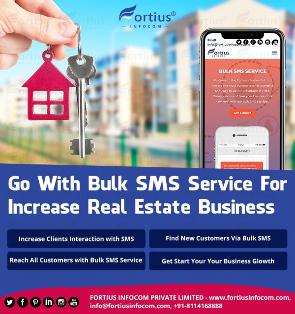 Go With Bulk SMS Service For Increase Real Estate Business