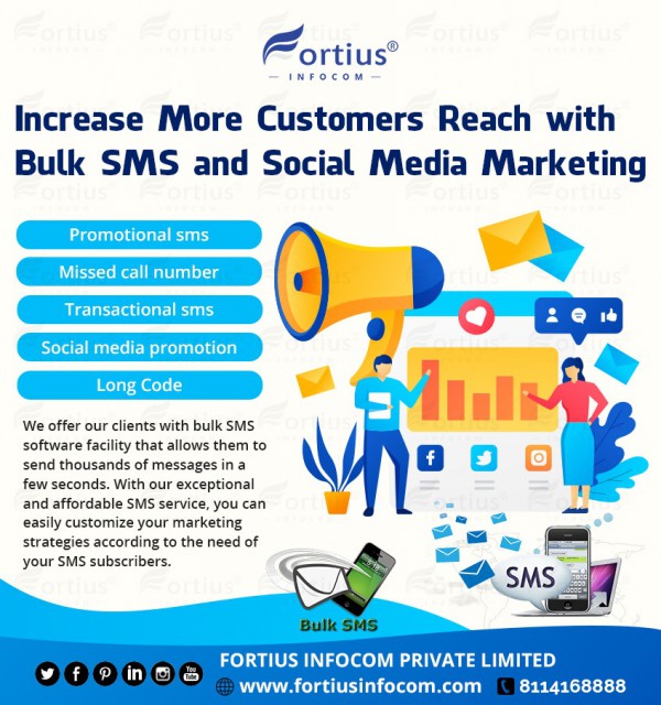 Increase More Customers with Bulk SMS &amp; Social Media