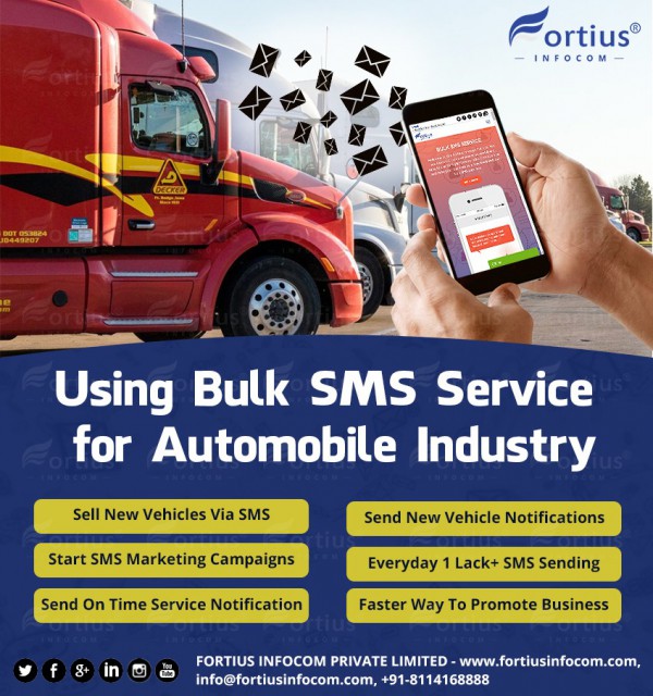 Using Bulk SMS Service for Automobile Industry