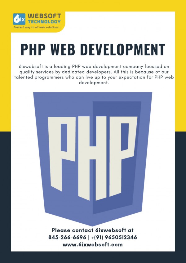 PHP Web Development Company in India