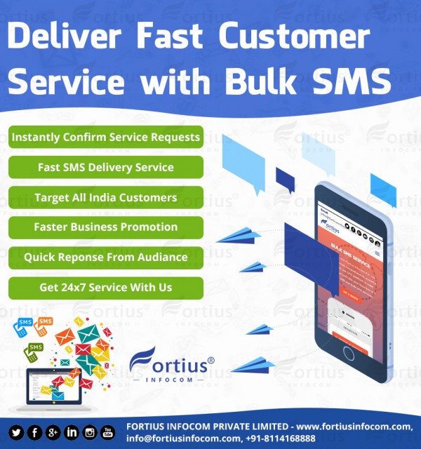 Deliver Fast Customer Service with Bulk SMS