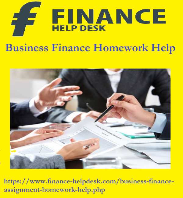 Business Finance Assignment Help- Avail Now To Get Access To Top-Quality Tutoring Services