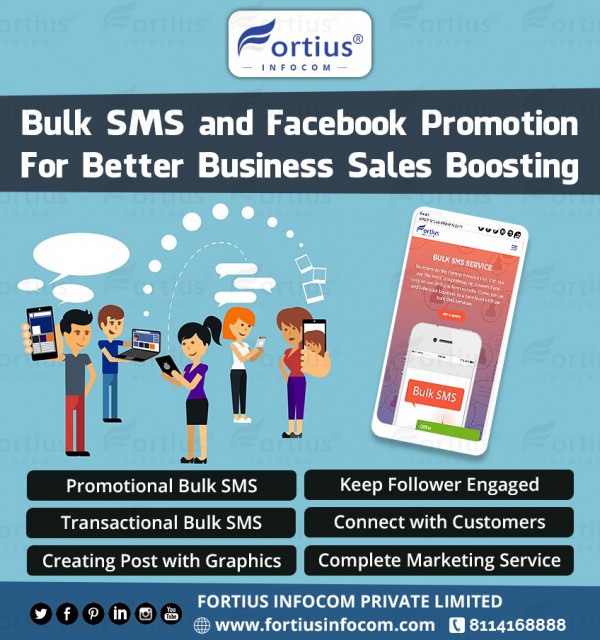 Better Business Sales Through Bulk SMS &amp; Facebook Promotion