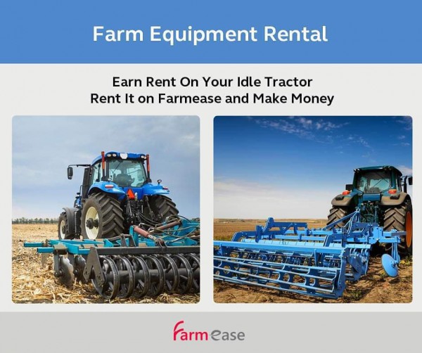 rent a tractor on Farmease