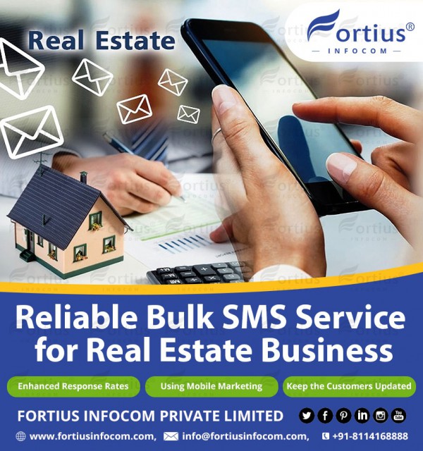 Reliable Bulk SMS Service for Real Estate Business