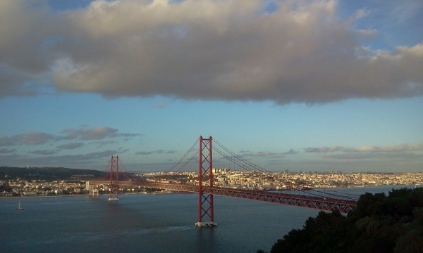 25 de Abril Bridge in Lisbon