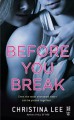 Before You Break - Christina Lee