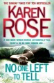 No One Left to Tell - Karen Rose