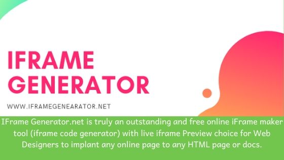 online IFrame Generator