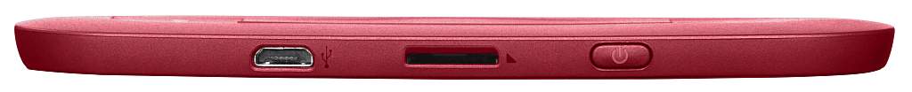 PocketBook Touch Lux 3 Ruby Red od spodu