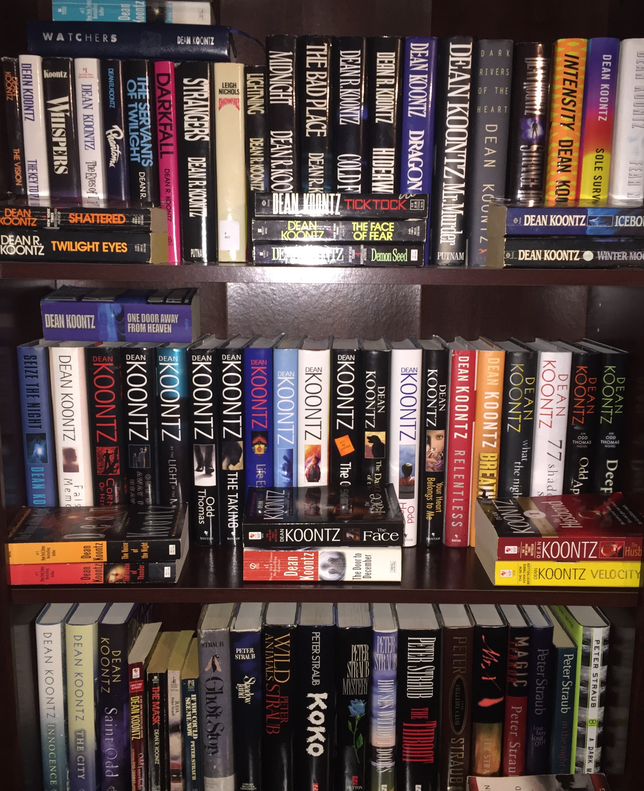 My Dean Koontz collection Cody's Bookshelf