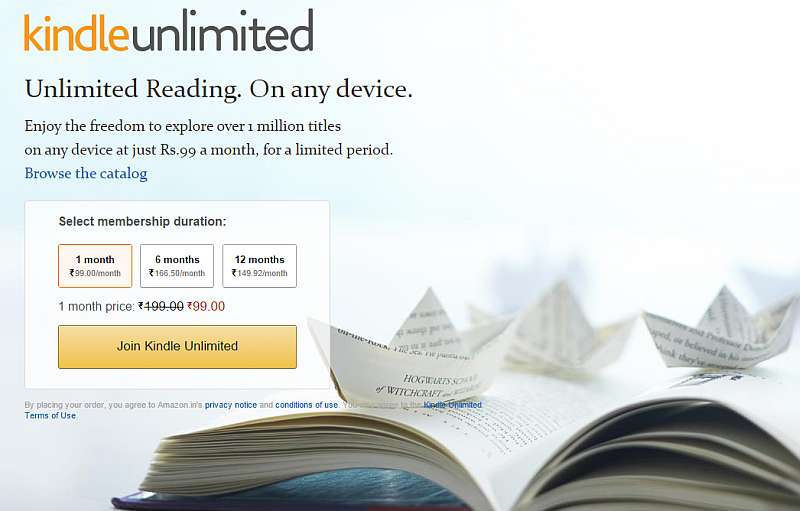 Kindle unlimited w amazon.in