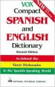 Vox Compact Spanish and English Dictionary - National Textbook Company