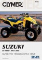 Clymer Suzuki LT-Z400 2003-2008 (Clymer Motorcycle Repair) - Jon Engelman, Steve Thomas, James Grooms, Mitzi McCarthy