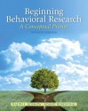 Beginning Behavioral Research: A Conceptual Primer (7th Edition) - Ralph L. Rosnow, Robert Rosenthal