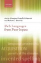 Rich Languages from Poor Inputs - Massimo Piattelli-Palmarini, Robert C. Berwick