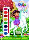 Save the Unicorn King! (Dora the Explorer) (Paint Box Book) - Golden Books, Victoria Miller