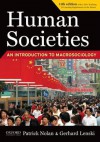 Human Societies 11th Edition Study Guide - Patrick Nolan, Gerhard Lenski