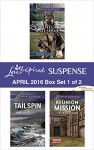 Harlequin Love Inspired Suspense April 2016 - Box Set 1 of 2: Protect and ServeTailspinReunion Mission (Rookie K-9 Unit) - Terri Reed, Elizabeth Goddard, Virginia Vaughan