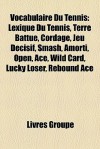 Vocabulaire Du Tennis - Livres Groupe
