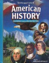 McDougal Littell Middle School American History: Student Edition Beginnings through Reconstruction 2008 - MCDOUGAL LITTEL