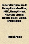 Univers Du Pinocchio De Disney - Livres Groupe