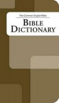 Bible Dictionary: The Common English Bible - Common English Bible