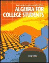 Algebra For College Students - Fred Safier