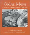 Cedar Mesa: A Place Where Spirits Dwell (Desert Places) - David Petersen, Branson Reynolds