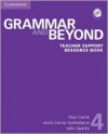 Grammar and Beyond Level 4 Teacher Support Resource Book [With CDROM] - Paul Carne, Jenni Currie Santamaria, John Sparks