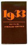 1933: Poems - Philip Levine