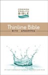 CEB Common English Thinline Bible with Apocrypha Hardcover - Common English Bible