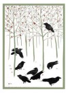 Ravens in Winter Notecards - Rick Allen