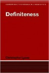 Definiteness - Christopher Lyons, J. Bresnan, S.R. Anderson