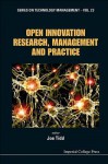 Open Innovation Research, Management and Practice - Joe Tidd