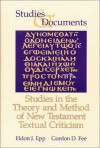 Studies In The Theory And Method Of New Testament Textual Criticism - Eldon Jay Epp, Gordon D. Fee