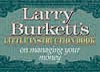 Larry Burkett's Little Instruction Book on Managing Your Money - Larry Burkett, James Stuart Bell Jr.