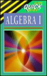 Cliffsquickreview Algebra 1 (Cliff's Quick Review) - Jerry Bobrow, CliffsNotes