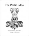Poetic Edda Lays of the Gods - Snorri Sturluson, Carl Campbell, Henry Adams Bellows