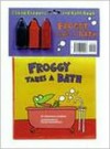 Froggy Takes a Bath bath book and soap crayons - Jonathan London, Frank Remkiewicz