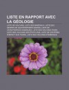 Liste En Rapport Avec La G Ologie - Livres Groupe