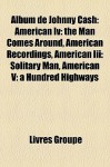 Album de Johnny Cash: American Iv - Livres Groupe