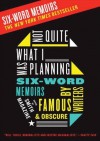 Not Quite What I Was Planning: And Other Six-Word Memoirs by Writers Famous and Obscure - Larry Smith, Rachel Fershleiser
