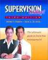 Supervision Today! - Stephen P. Robbins, David A. DeCenzo
