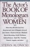 The Actor's Book of Monologues for Women - Stefan Rudnicki, Various