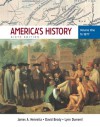 America's History, Volume 1: To 1877 - James A. Henretta, Lynn Dumenil, David Brody